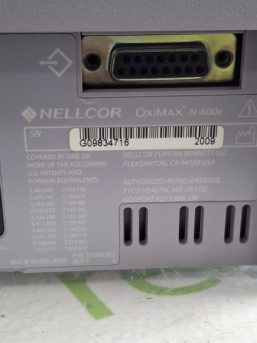 Nellcor OxiMax N-600x Pulse Oximeter