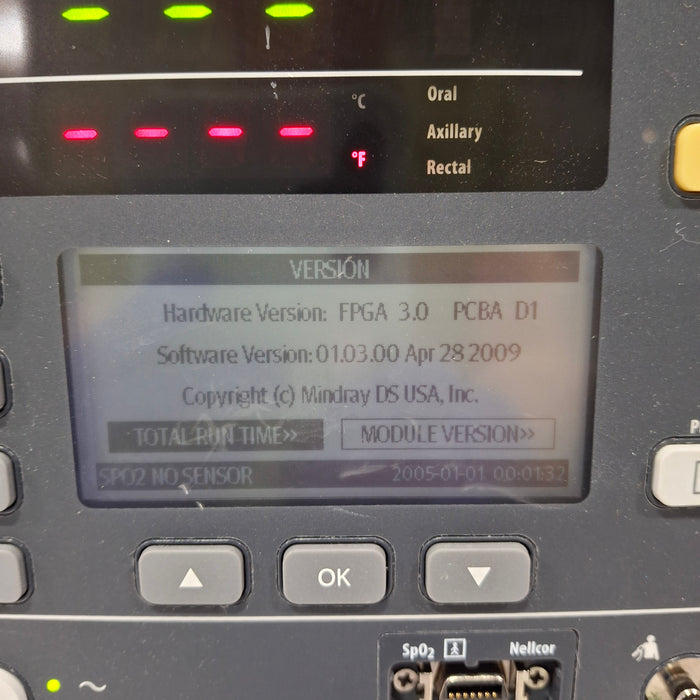 Mindray Datascope Accutorr V Vital Signs Monitor