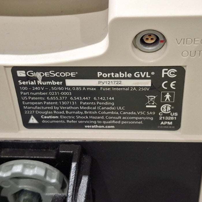 Verathon Medical, Inc Glidescope GVL Video Laryngoscope