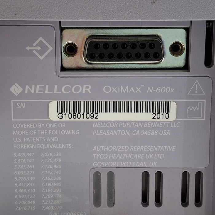 Nellcor OxiMax N-600x Pulse Oximeter