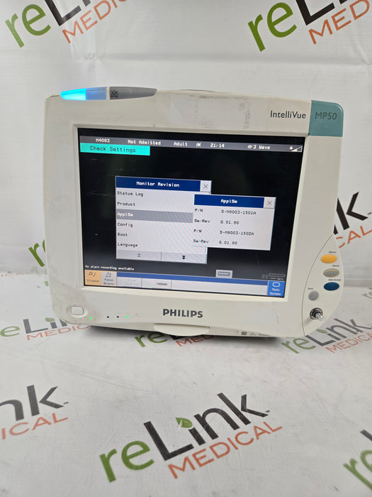 Philips IntelliVue MP50 Patient Monitor