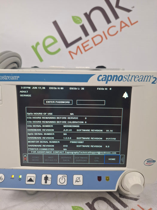 Oridion Capnostream 20P Capnography Monitor