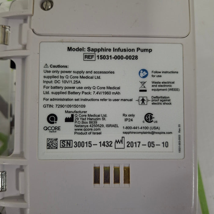 QCore Medical Sapphire Multi-Therapy Infusion Pump