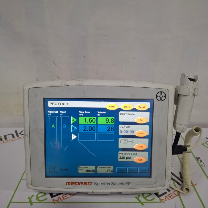 Medrad Spectris Solaris EP Injector Display