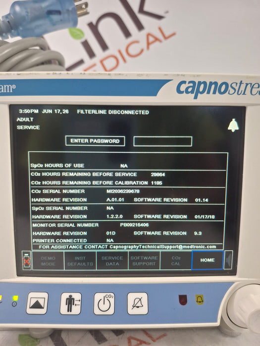 Oridion Capnostream 20P Capnography Monitor