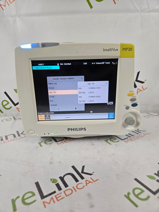 Philips IntelliVue MP30 Patient Monitor