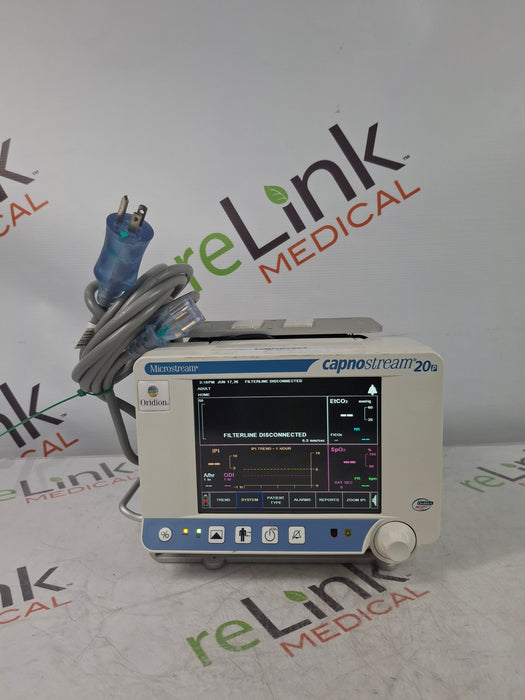 Oridion Capnostream 20P Capnography Monitor