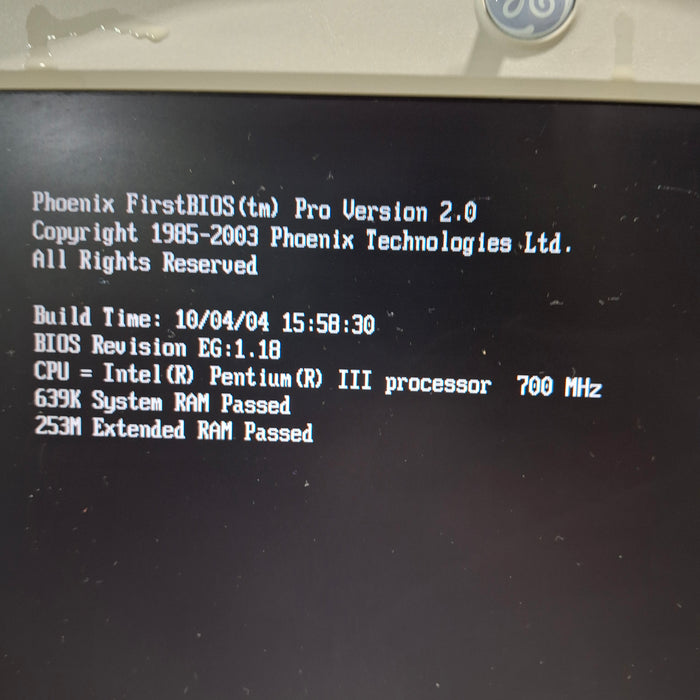 GE Healthcare Logiq Book XP Portable Ultrasound