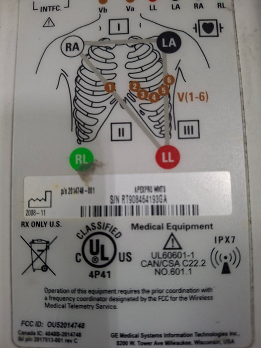 GE Healthcare ApexPro CH Telemetry Transmitter