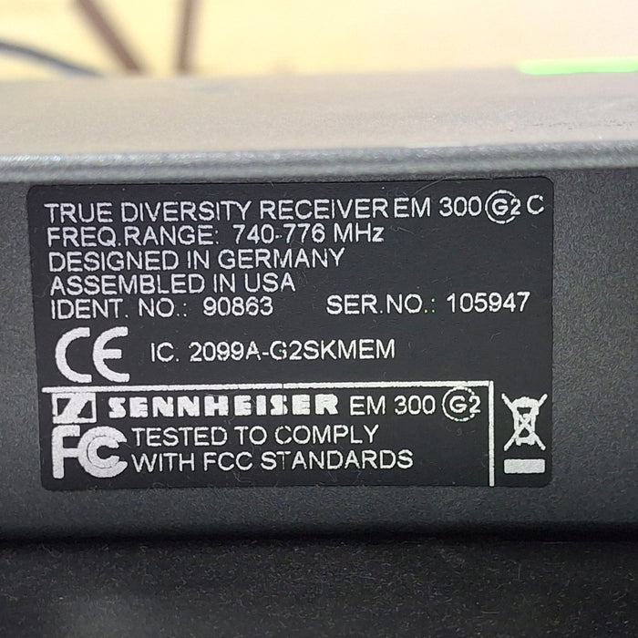 Sennheiser Electronic Corporation EM 300 G2 True Diversity Receiver