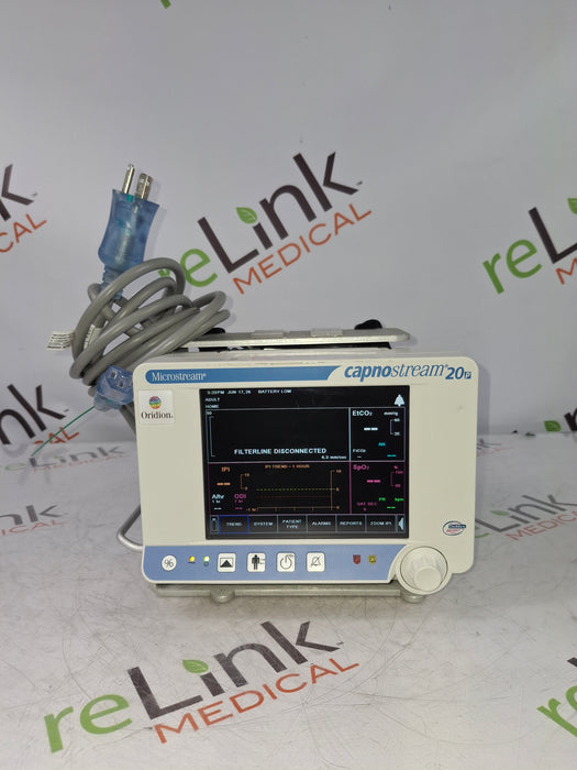 Oridion Capnostream 20P Capnography Monitor