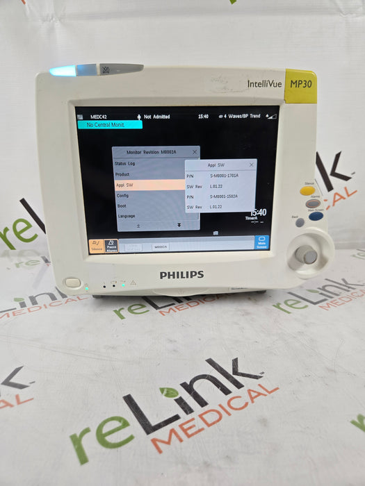 Philips IntelliVue MP30 Patient Monitor