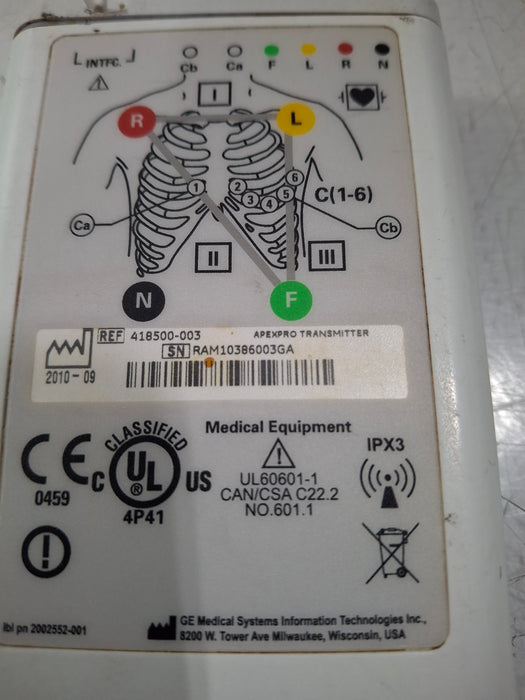GE Healthcare ApexPro Telemetry Transmitter