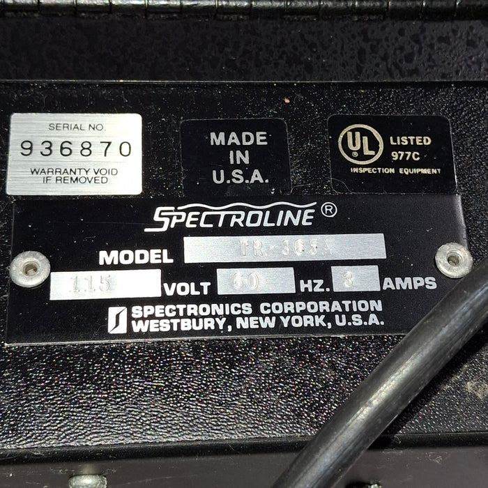 Spectroline Ultraviolet Transilluminator
