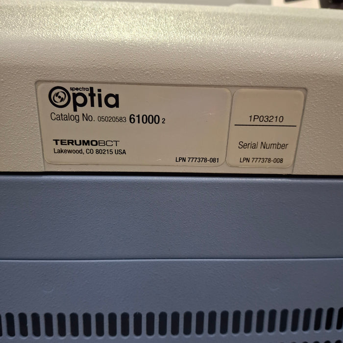 Terumo BCT Spectra Optia Apheresis System