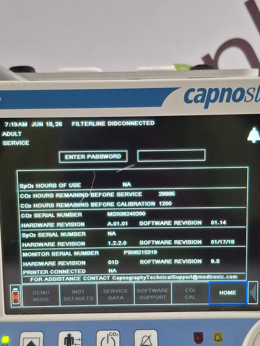 Oridion Capnostream 20P Capnography Monitor