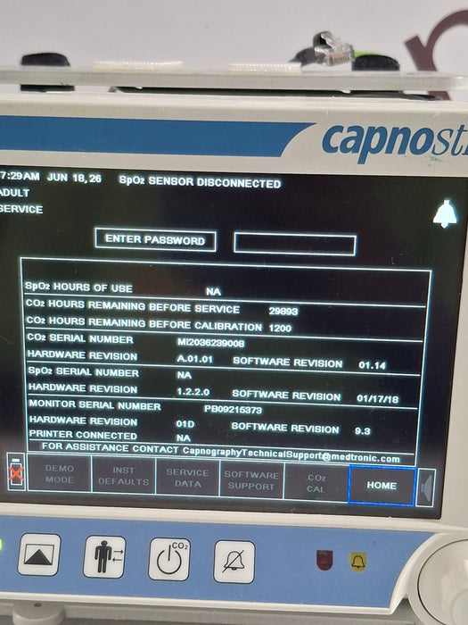 Oridion Capnostream 20P Capnography Monitor