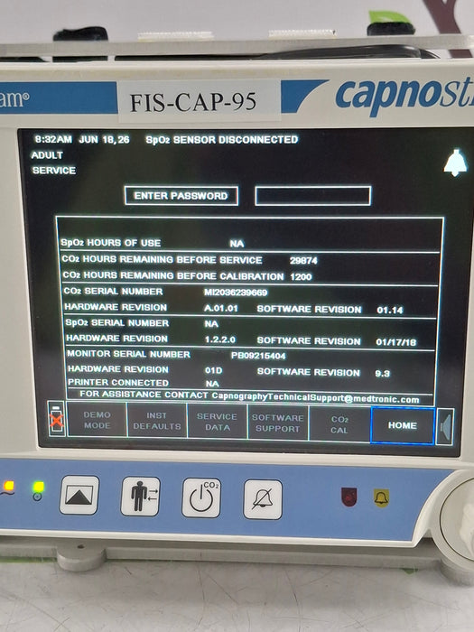 Oridion Capnostream 20P Capnography Monitor