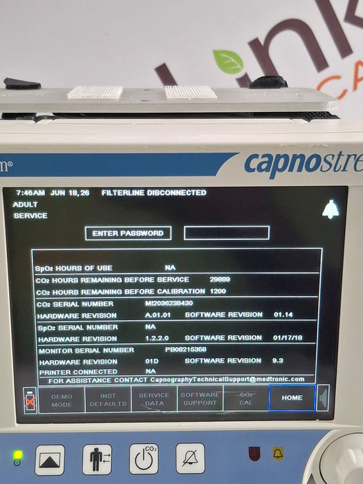 Oridion Capnostream 20P Capnography Monitor