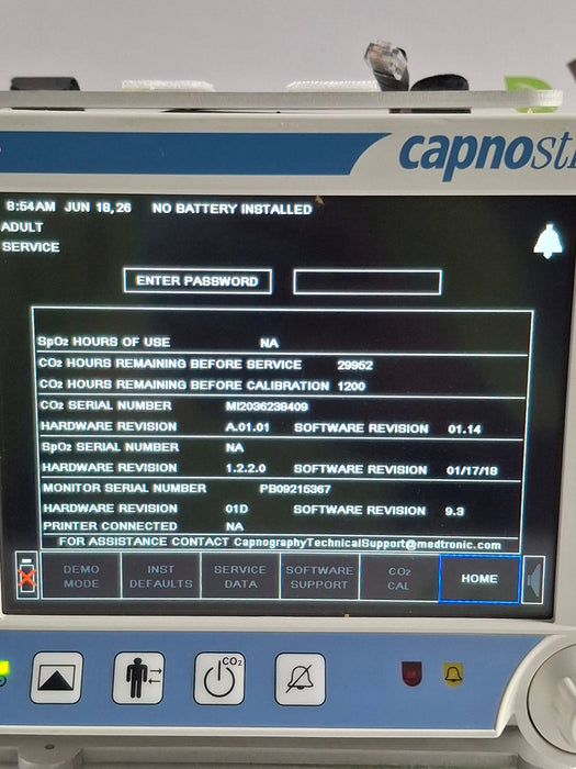 Oridion Capnostream 20P Capnography Monitor