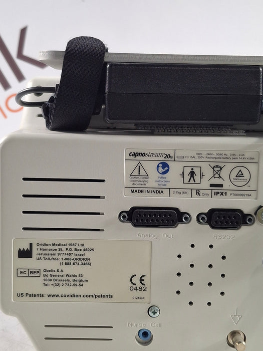 Oridion Capnostream 20P Capnography Monitor