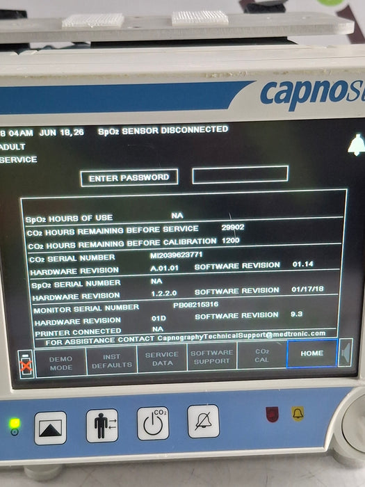 Oridion Capnostream 20P Capnography Monitor