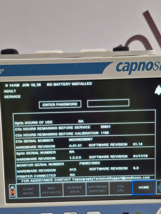 Oridion Capnostream 20P Capnography Monitor