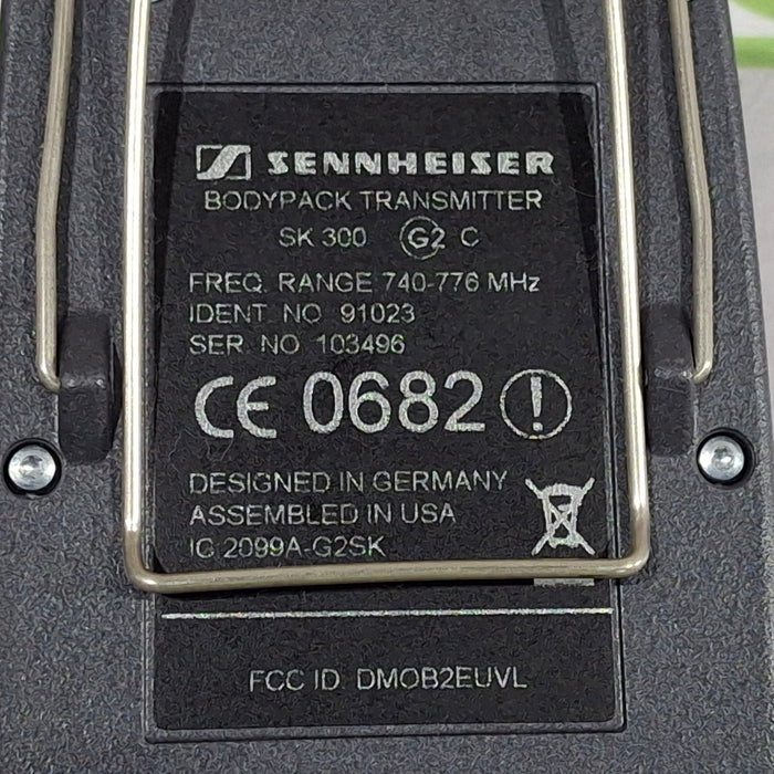 Sennheiser Electronic Corporation SK 300 Bodypack Transmitter