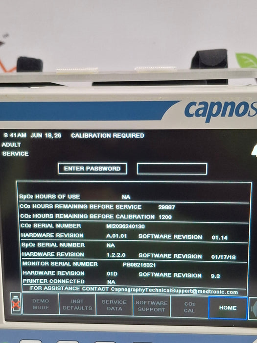 Oridion Capnostream 20P Capnography Monitor