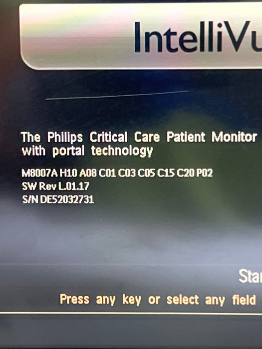 Philips IntelliVue MP70 Patient Monitor
