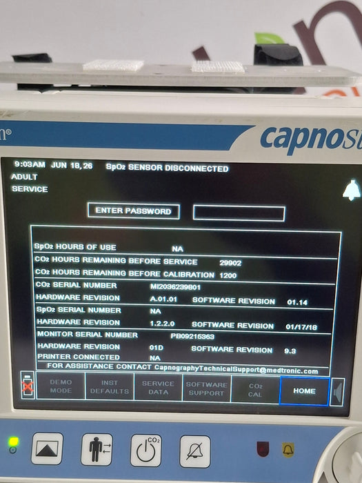 Oridion Capnostream 20P Capnography Monitor
