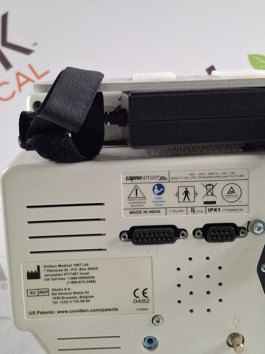 Oridion Capnostream 20P Capnography Monitor