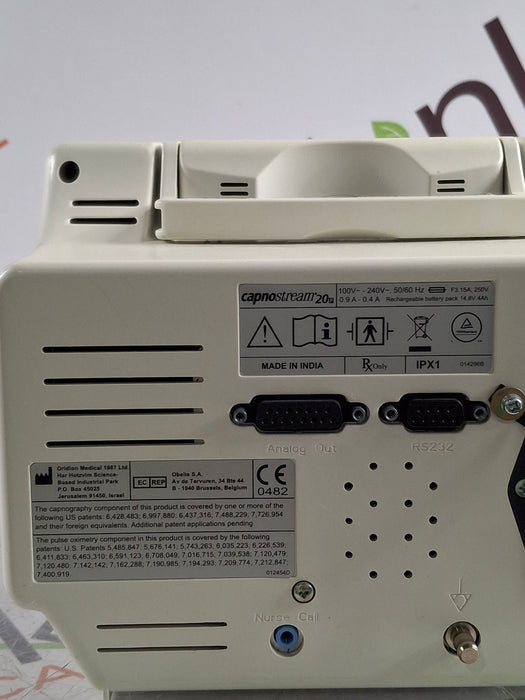 Oridion Capnostream 20P Capnography Monitor