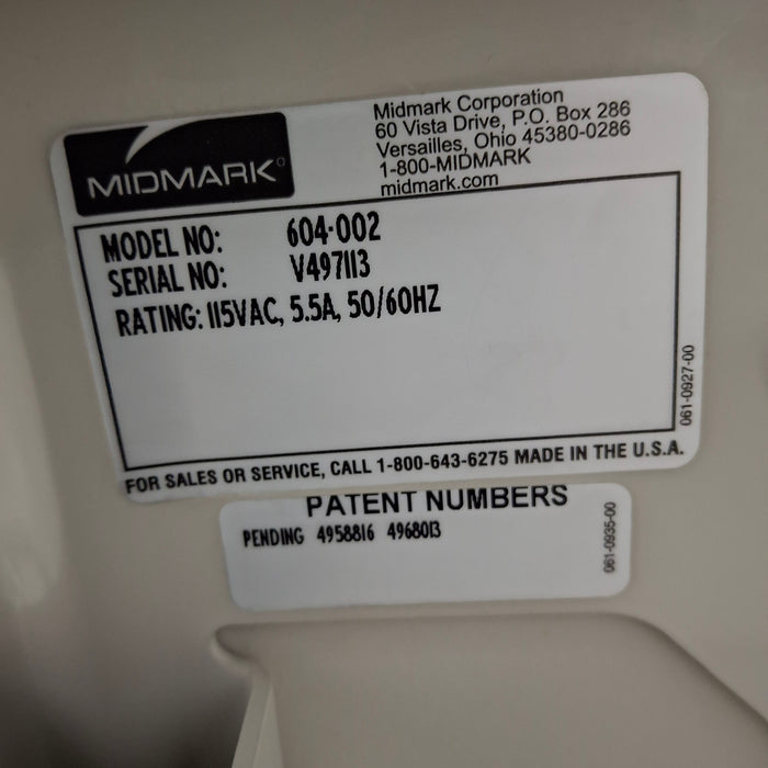 Midmark 604 Manual Examination Table