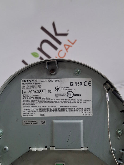Sony SNC-EP520 IPELA Commercial PTZ Surveillance Camera