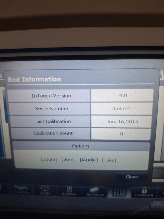 Stryker InTouch 2141 Critical Care Hospital Bed