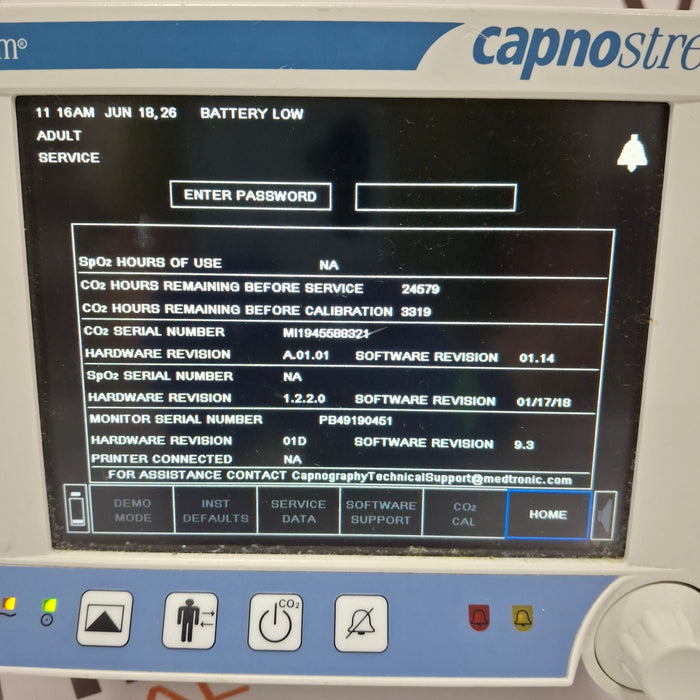 Oridion Capnostream 20P Capnography Monitor
