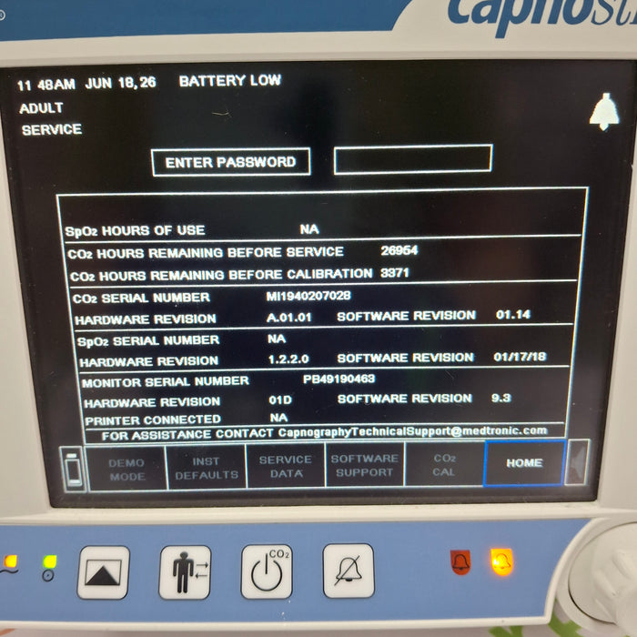Oridion Capnostream 20P Capnography Monitor