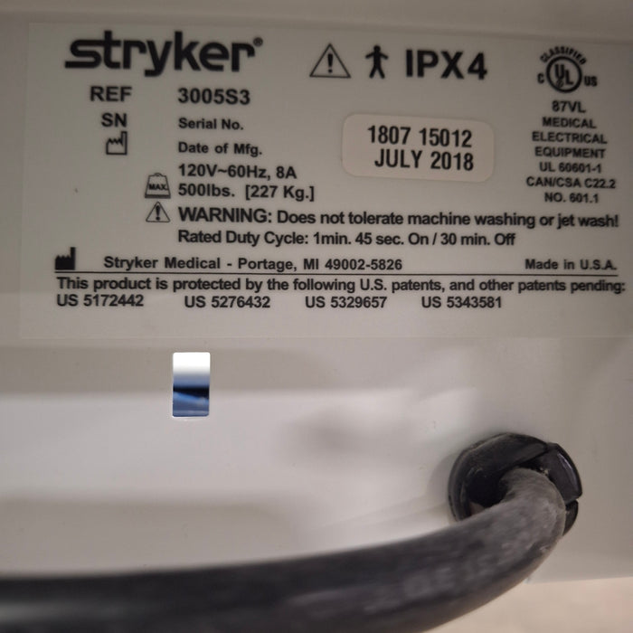 Stryker Secure III 3005 Hospital Bed