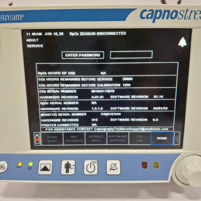 Oridion Capnostream 20P Capnography Monitor