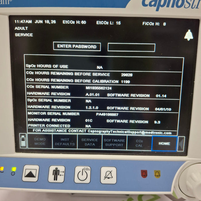 Oridion Capnostream 20P Capnography Monitor