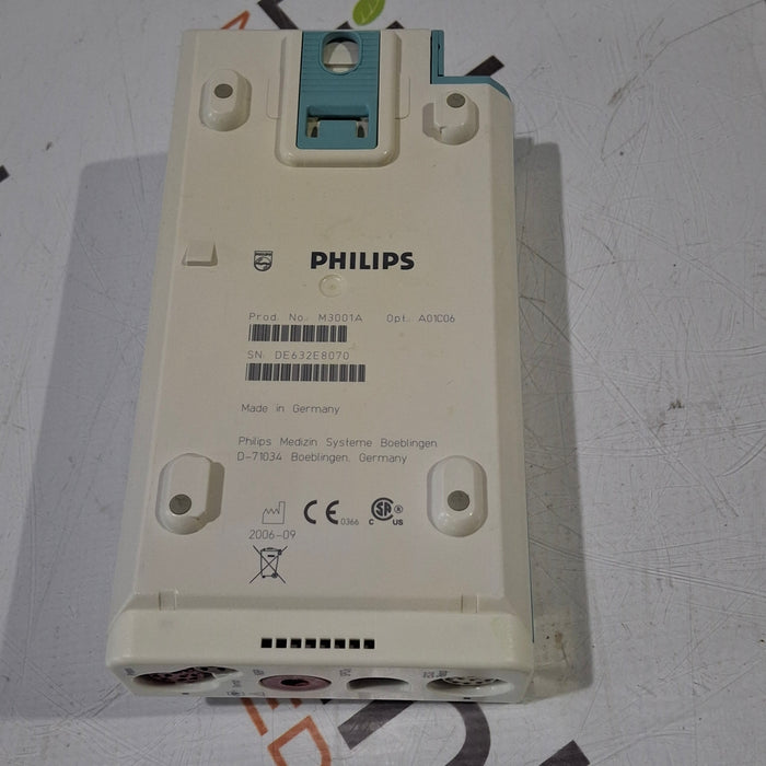 Philips M3001A-A01C06 Fast SpO2, NIBP, ECG, Temp, IBP MMS Module