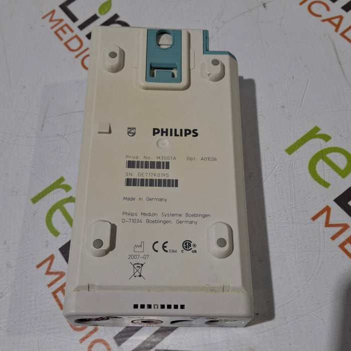 Philips M3001A-A01C06 Fast SpO2, NIBP, ECG, Temp, IBP MMS Module