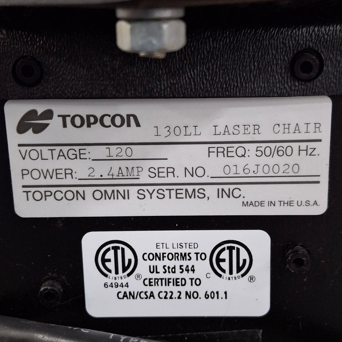 Topcon Medical 130LL Laser Chair