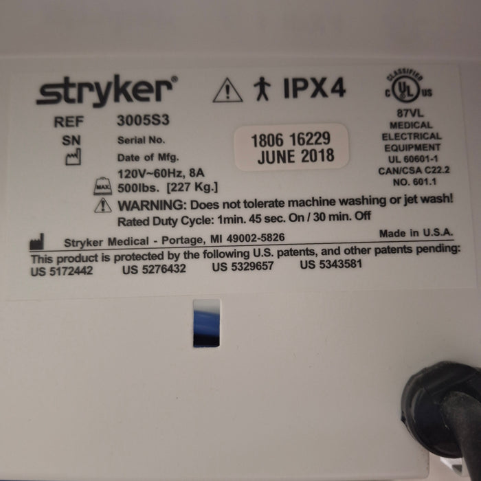 Stryker Secure III 3005 Hospital Bed