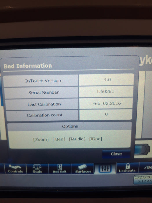 Stryker InTouch 2141 Critical Care Hospital Bed
