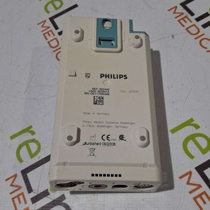 Philips M3001A-A01C06 Fast SpO2, NIBP, ECG, Temp, IBP MMS Module