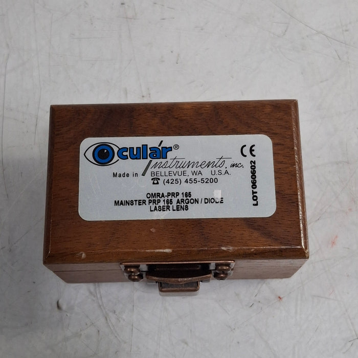 Ocular Instruments Inc Mainster OMRA-PRP 165 Laser Lens