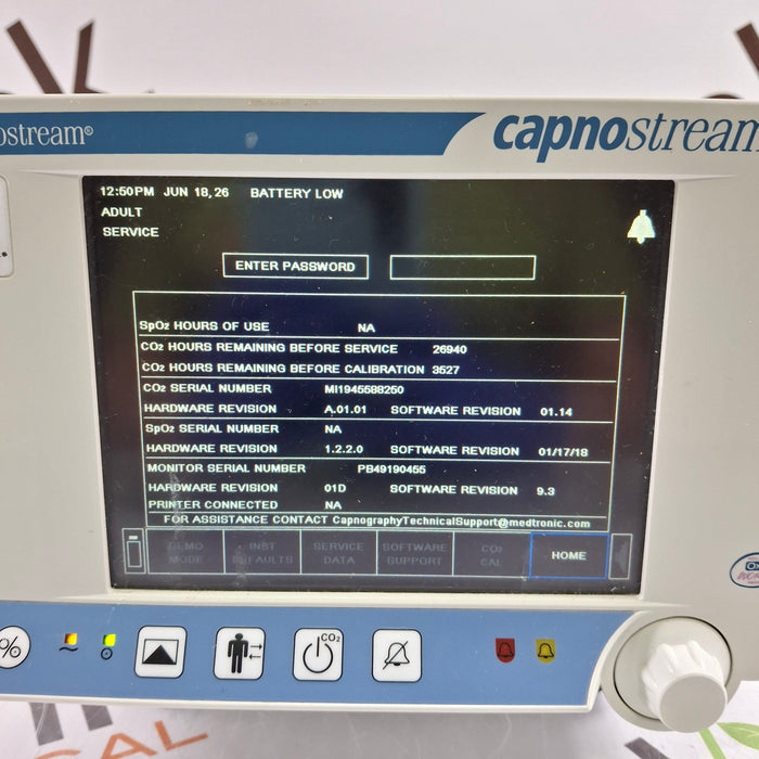 Oridion Capnostream 20P Capnography Monitor