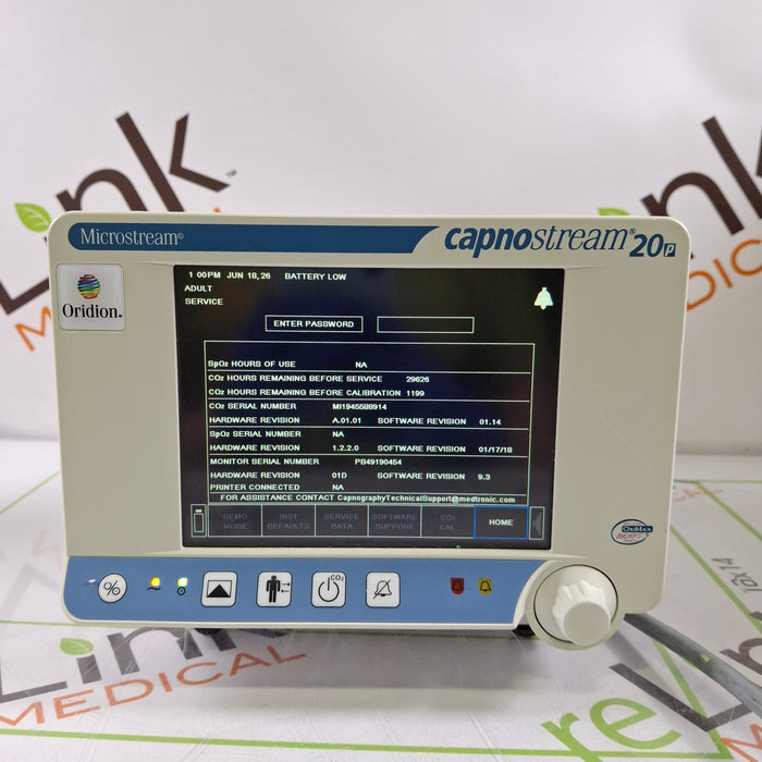 Oridion Capnostream 20P Capnography Monitor